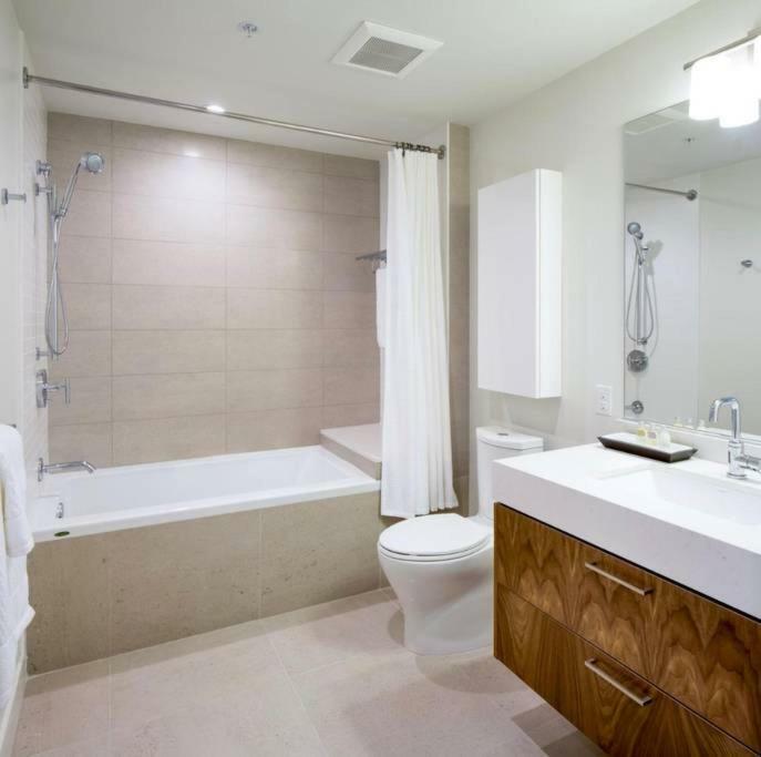 Luxurious Highrise 2B 2B Apartment Heart Of Downtown La 로스앤젤레스 외부 사진