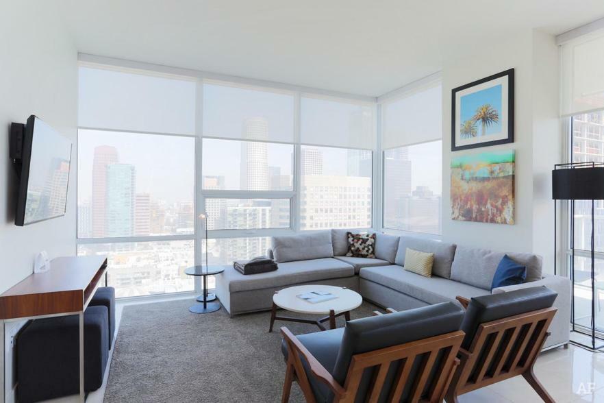 Luxurious Highrise 2B 2B Apartment Heart Of Downtown La 로스앤젤레스 외부 사진
